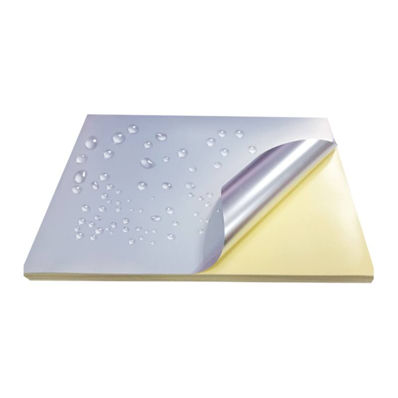 50um matt silver husdjursfilm med gult silikonfoder