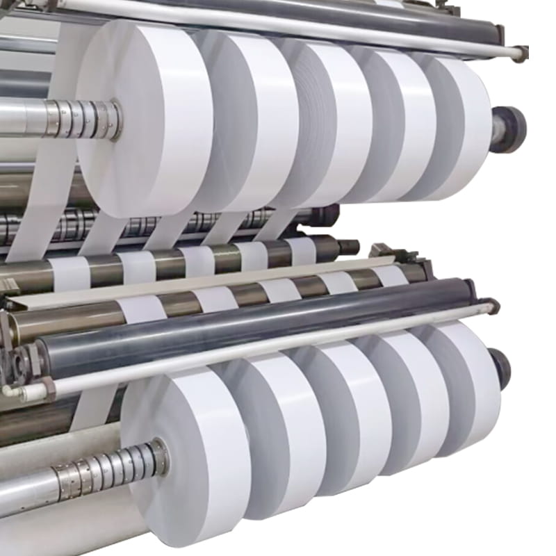 Matt vitt syntetiskt PP självhäftande papper