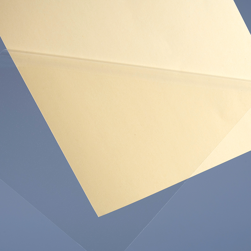 50mic genomskinlig självhäftande polyester film Vinyl klistermärke utskrift etikett Jumbo Roll