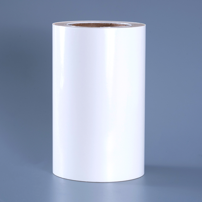 25mic transparent PET-film med avtagbara självhäftande genomskinliga polyesteretiketter