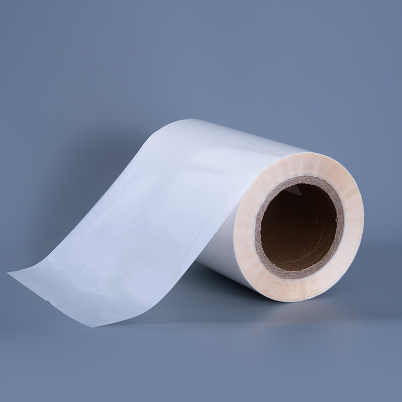 25mic transparent PET-film med avtagbara självhäftande genomskinliga polyesteretiketter