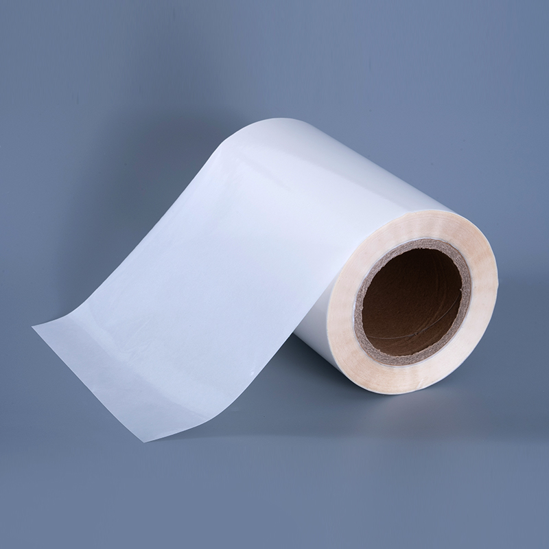 50mic genomskinlig självhäftande polyester film Vinyl klistermärke utskrift etikett Jumbo Roll