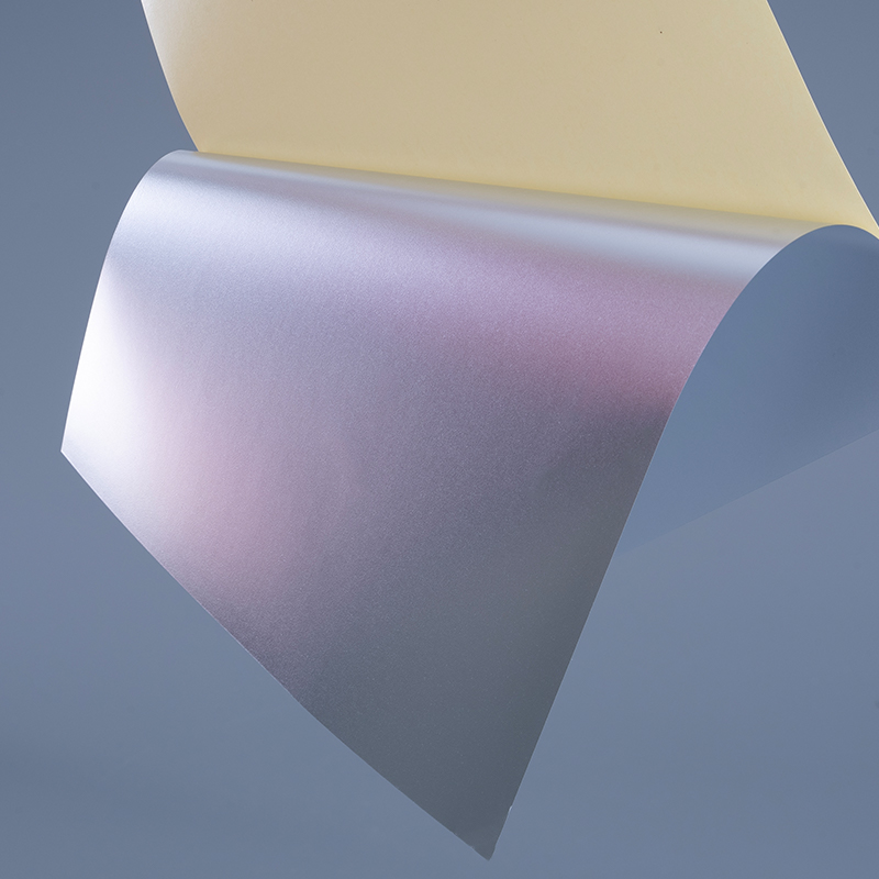 Självhäftande Bläckstråle Matt Silver PET-film