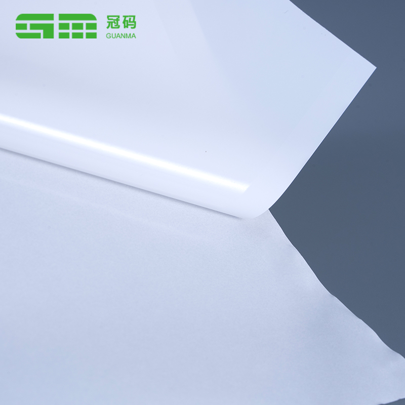 80mic mattvit PP självhäftande etiketter Avtagbart etikettmaterial för våtservetter