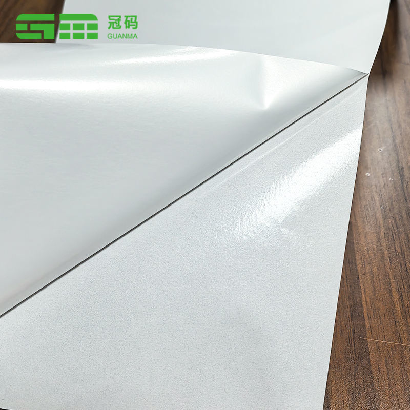 Starkare vidhäftning Gummilim Däckhäftande pappersetikett