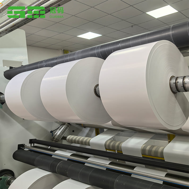 Matt Vit Syntetiskt Pp-papper Fryst självhäftande livsmedelsförpackningsetikett