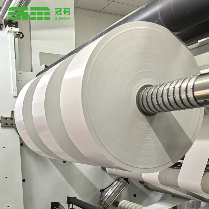 Starkare självhäftande batterietiketter Vattentäta etikettrullar